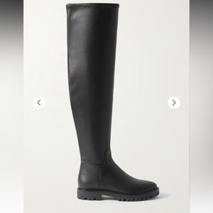 Vince.  Cabria stretch-leather over-the-knee boots